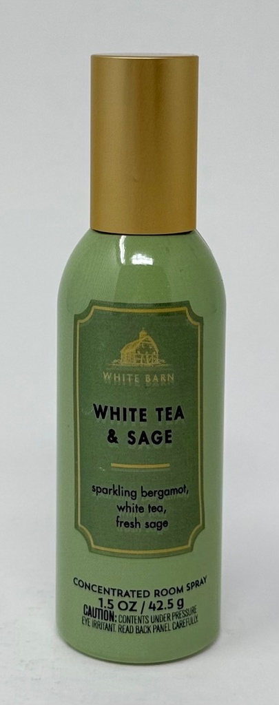1 Bath & Body Works White Tea & Sage Concentrated Room Spray Mist Air Freshener