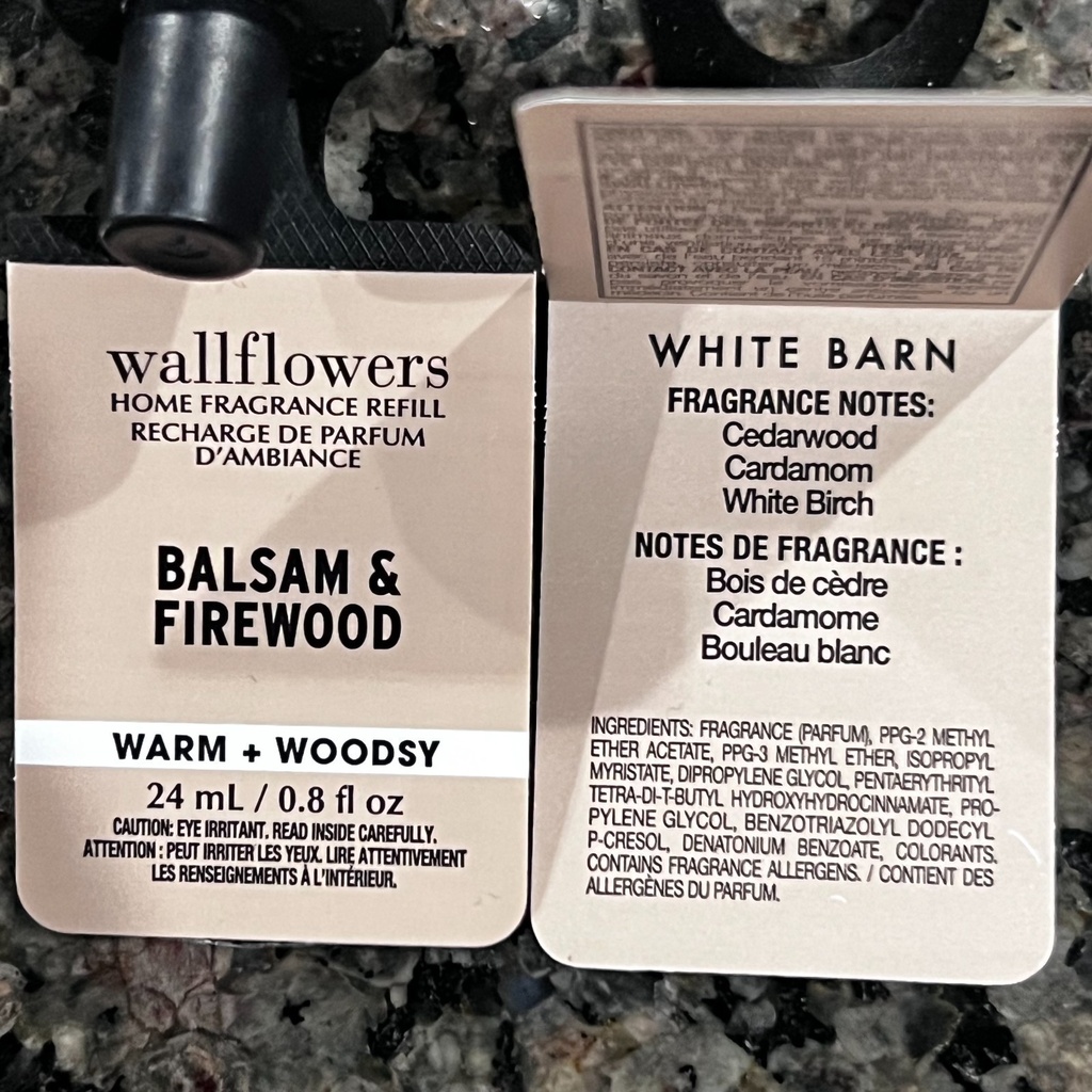 BBW WALLFLOWERS BALSAM & FIREWOOD