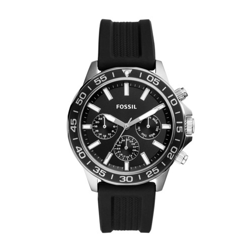 RELOJ CORREA DE HULE 'NEGRO'' HOMBRE