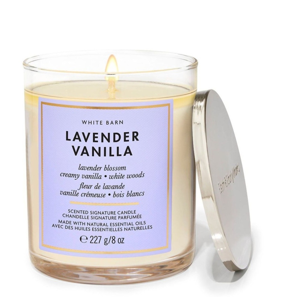 BBW VELA PEQUEÑA Lavender Vanilla 