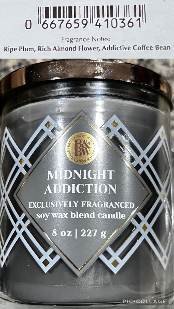 BBW VELA PEQUEÑA MIDNIGHT ADDICTION