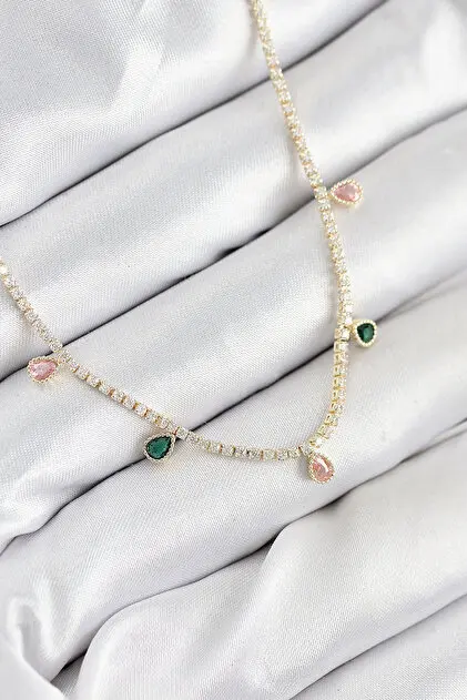 LAUREN SCOTT CADENA CON PIEDRAS SALTEADAS