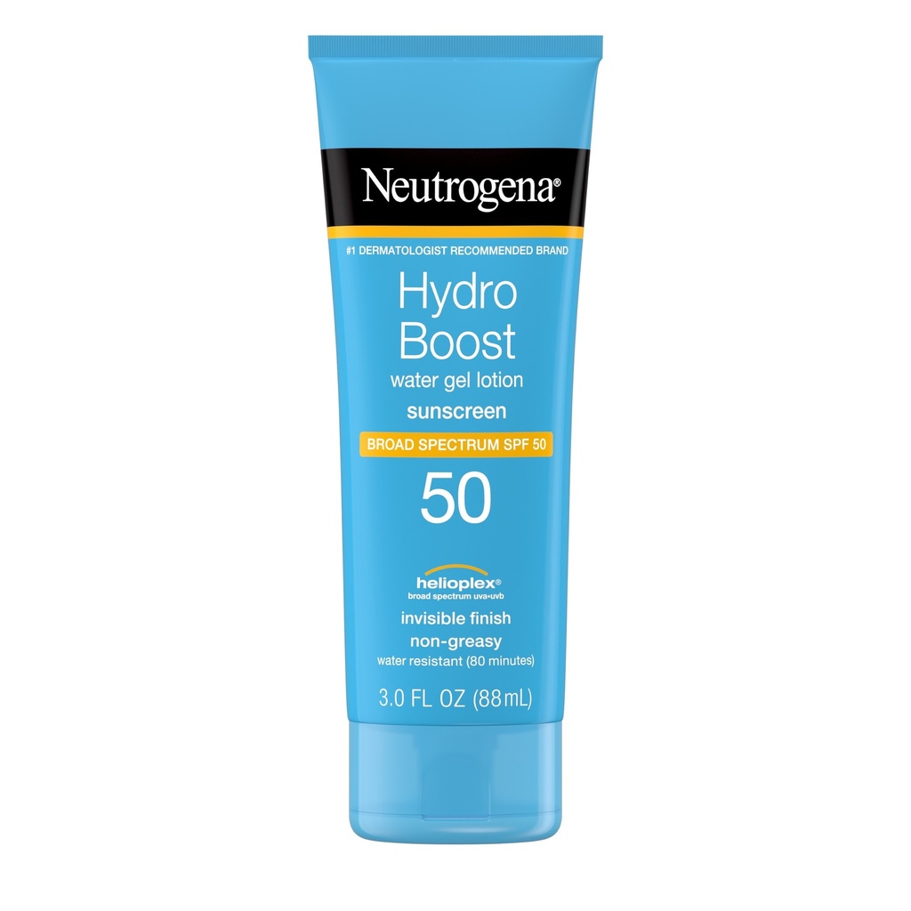 Neutrogena Hydro Boost Sunscreen SPF 50 Body & Face Sunscreen Lotion  Sun Protection  3 Fl Oz