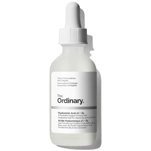 The Ordinary Hyaluronic Acid 2% + B5 Hydrating Serum with Ceramides - 1 Fl Oz - Ulta Beauty: Oil-Free, Vegan, for Normal & Dry Skin