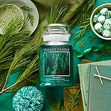 [2824b44c] VILLAGE CANDLE WINTER PINE