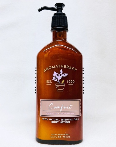 [411ec4ce] BBW AROMATHERAPY BODY LOTION VANILLA & PATCHOULI