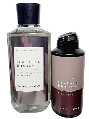 [668739fc] BBW BODY WASH LEATHER & BRANDY