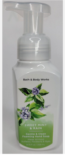 [85b28e91] BBW JABON MANOS SWEET MINT & RAIN
