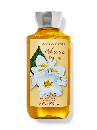 [aedec6c7] BBW WHITE TEA GINGER SHOWER GEL