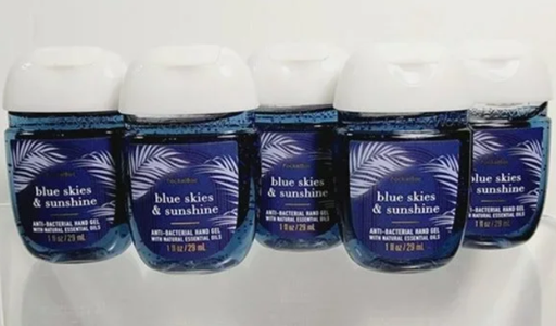 [c0899b12] BBW MINI ANTI BACTERIAL BLUE SKIES