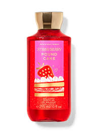 [cb0dfec4] BBW SHOWER GEL STRAWBERRY POUND CAKE TRANSPARENTE