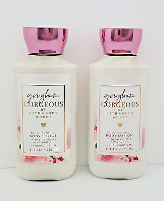 [12a54291] BBW GINGHAM BODY LOTION