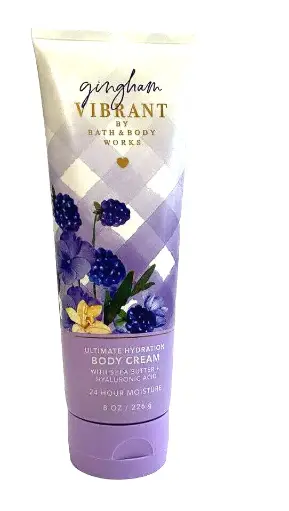 [b6f238cb] BBW BODY CREAM GINGHAM VIBRANT
