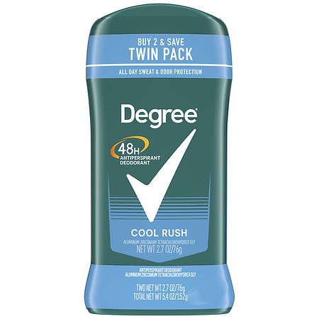 DEGREE DESODORANTE 48 HORAS TWIN PACK