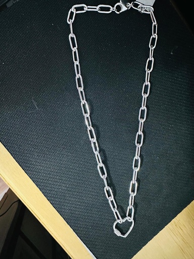 BRONZE PLATA 925 ITALY CADENA GRUESA SILVER