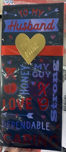 VOILA TARJETA DE TO MY HUSBAND