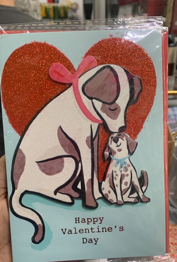 TARJETA DE SAN VALETIN PERRITOS