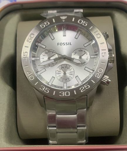 RELOJ FOSIL PLATEADO DE CABALLERO 