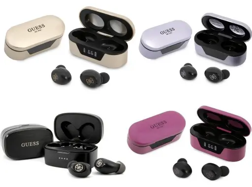 GUESSEST. 1981 TRUE WIRELESS BLUETOOTH EARBUDS MORADOS 