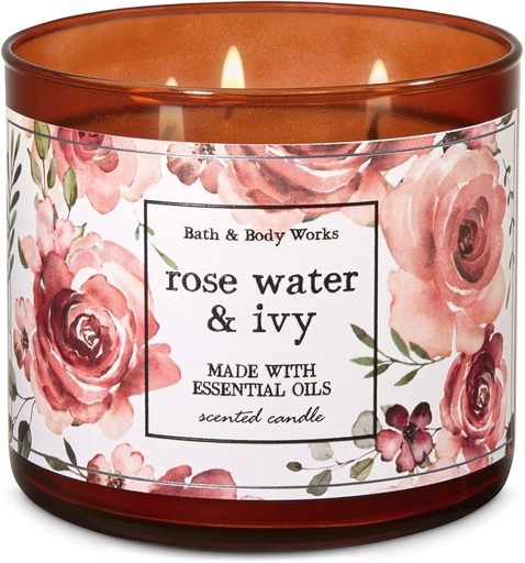 VELA GRANDE IVY BOTANIC CANDEL CO. ROSE IN BLOOM. 
