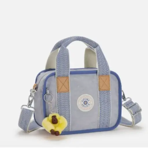 CARTERA CRUZADA KIPLING LIVE LIGHT NADALE AZUL CELESTE