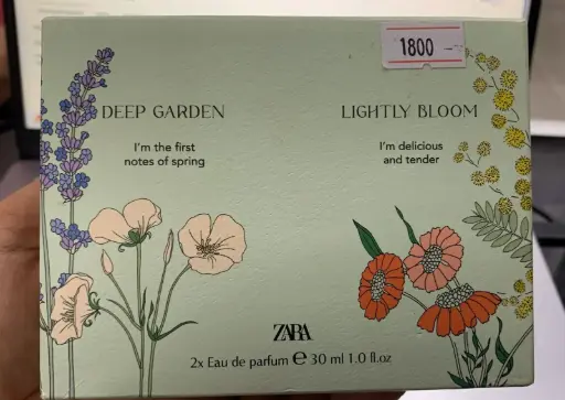 PERFUME ZARA PERFUME DAMA DEEP GARDEN LIGHTLY BLOOM 60 ML