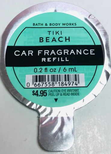 BBW REFILL CLIP CAR TIKI BEACH