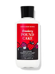 BBW BODY LOTION STRAWBERRY POUND CAKE