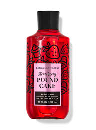 BBW BODY WASH STRAWBERRY POUND CAKE