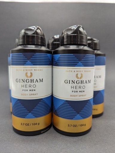 BBW BODY SPRAY GINGHAM HEROS FOR MAN