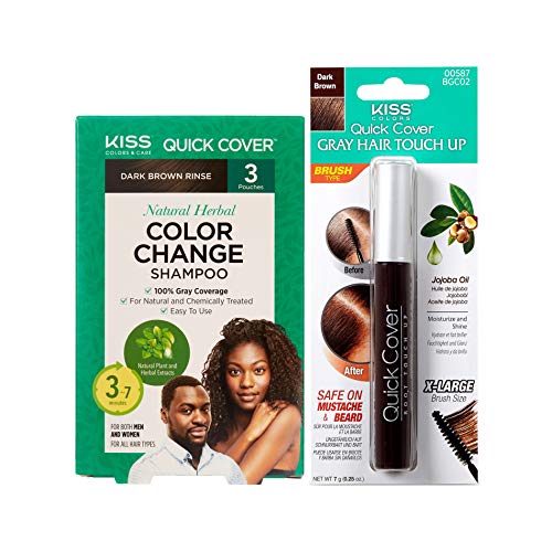 NATURAL HERBAL COLOR CHANGE SHAMPOO 100% GRAY COVERAGE