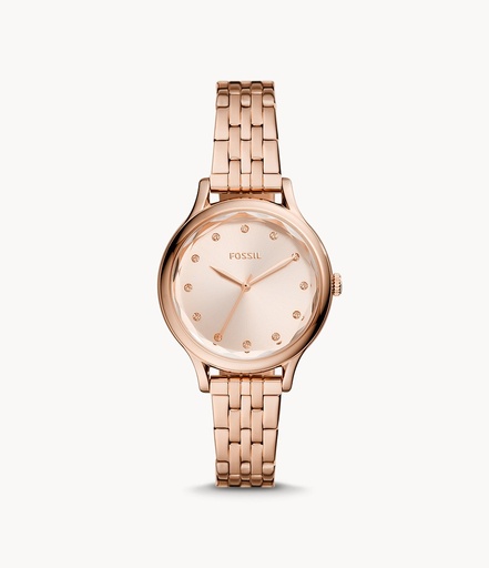 RELOJ FOSSIL DORADO 