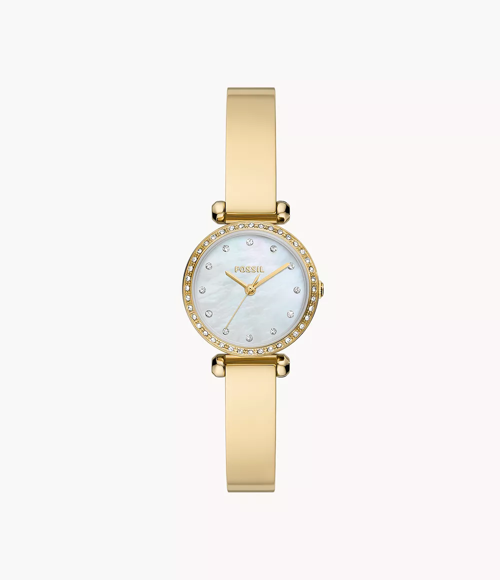 RELOJ FOSSIL DORADO PARA DAMA