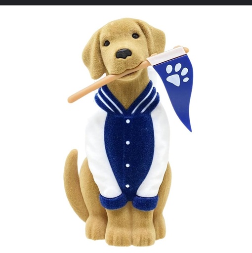 BBW WALLFLOWER PERRO CON BANDERA 