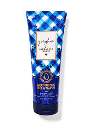 BBW MOISTURIZING BODY WASH GINGHAM BLUE