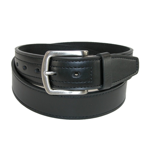 Dickies Men's Industrial Strength Metal Logo Tab Belt - Black
